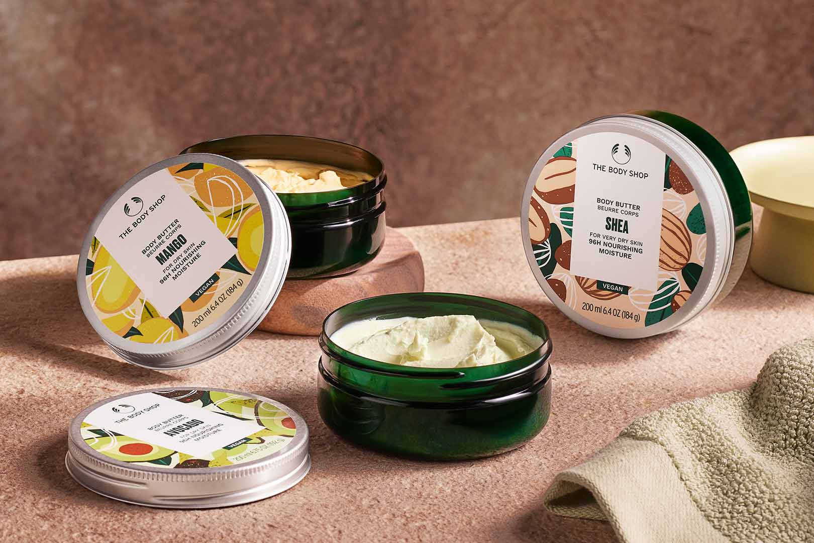 Vynovené telové maslá Vynovené telové maslá