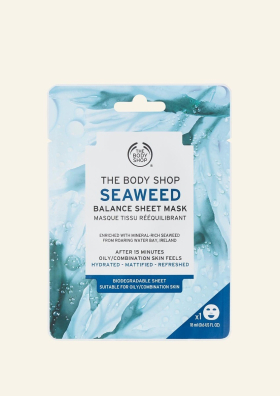Zmatňujúca textilná maska s morskou riasou - The Body Shop