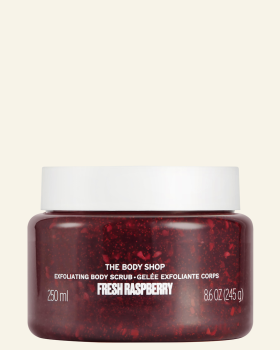Fresh Raspberry - telový peeling - The Body Shop