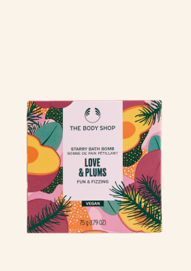 Love & Plums bomba do kúpeľa 75g - The Body Shop