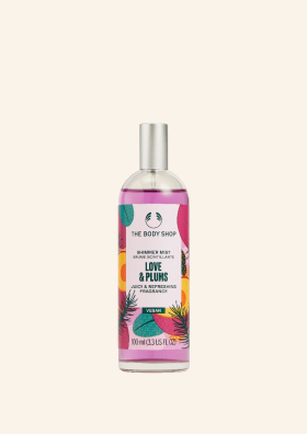 Love & Plums trblietavý telový sprej 100ml - The Body Shop