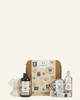 Nutty & Nourishing - veľký darčekový balíček s bambuckým maslom - The Body Shop