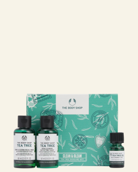 Clean & Gleam - darčeková sada s čajovníkom - The Body Shop